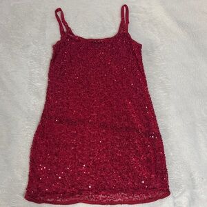 Daytrip Red Sequin Camisole